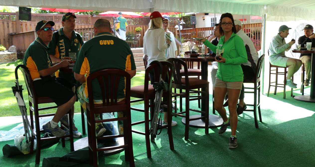 Refreshing drinks at 110r Magnolia Club Augusta Golf Tournament Hospitality